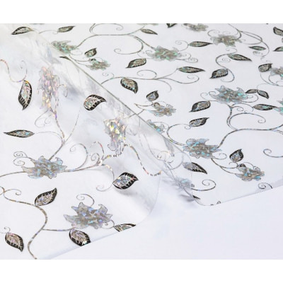 Скатерть жидкое стекло Transparent tablecloth (PVC) 0.8mm 0,8x20 m арт. 6605B