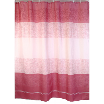 Шторы для ванной комнаты полиэстер "ZALEL" 180*200, 180/180 Артикул 1141 pink