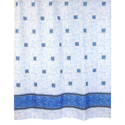 Шторы для ванной комнаты полиэстер "ZALEL" 180*200, 180/180 Артикул 1170 blue Шторы для ванной комнаты полиэстер "ZALEL" 180*200, 180/180 Артикул 1170 blue