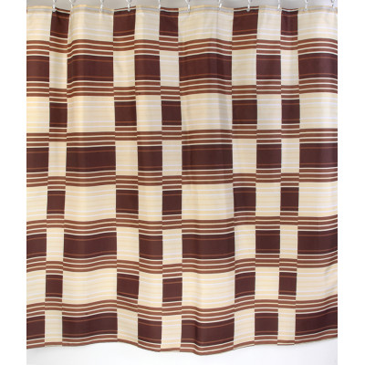 Шторы для ванной комнаты полиэстер "ZALEL" 180*200, 180/180 Артикул 1392 carpet
