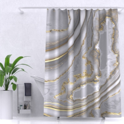 Шторы полиэстер для в/к с утяжелителем 180*200 Marble153