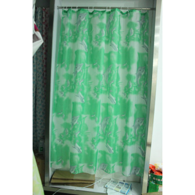 Шторы для в/к 100% полиэстер эконом 180*200 YQL 1067 green Шторы для в/к 100% полиэстер эконом 180*200 YQL 1067 green